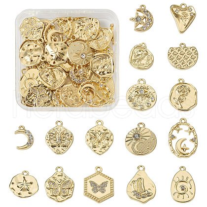 32pcs 16 style Alloy Pendants FIND-TA0001-73-1