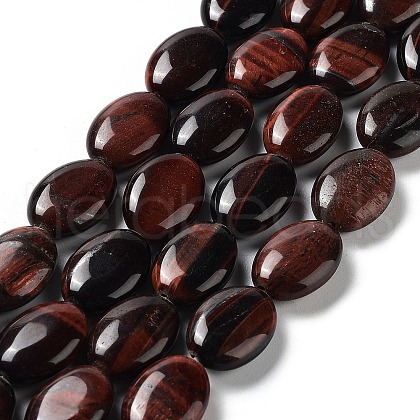 Natural Red Tiger Eye Beads Strands G-L164-A-27-1