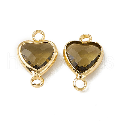 Transparent K9 Glass Connector Charms X-GLAA-A005-31LG-08-1