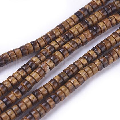 Natural Picture Jasper Beads Strands G-G783-10A-1