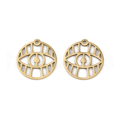 304 Stainless Steel Pendants STAS-U052-02C-G-1
