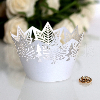 Thanksgiving Day Theme Maple Leaf Paper Baking Cups THXG-PW0001-060A-1