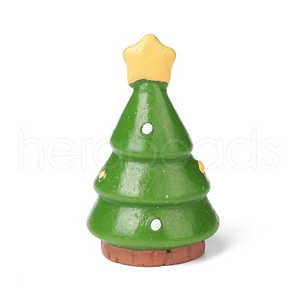 Christmas Style Resin Statue Display Decoration DJEW-O002-01F-1