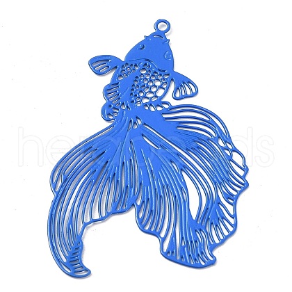 Spray Painted 430 Stainless Steel Big Pendants STAS-K257-38A-1
