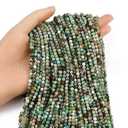 Natural Chrysoprase Beads Strands G-RM2025425-A01-4mm-1