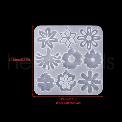 Food Grade DIY Silicone Pendant Molds PW-WG51870-02-1