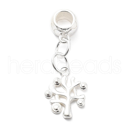 925 Sterling Silver European Beads STER-S009-01D-S-1