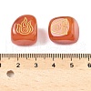 4Pcs 4 Styles Natural Carnelian Display Decorations G-F786-03A-02-3