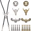 CHGCRAFT DIY Bolo Tie Making Findings Kits DIY-CA0003-75-1