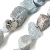 Natural Aquamarine Beads Strands G-S386-C18-2