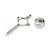 304 Stainless Stee Locket Big Pendants STAS-S132-09P-02-2