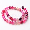 Natural Striped Agate/Banded Agate Beads Strands G-D845-01C-10mm-2