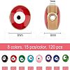  Alloy Enamel European Beads ENAM-NB0001-36-5