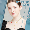 BENECREAT 8Pcs 2 Colors Brass Micro Pave Clear Cubic Zirconia Twister Clasp FIND-BC0004-03-4
