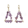 9 Pairs 9 Styles Natural Mixed Stone Earring Sets EJEW-JE06343-4
