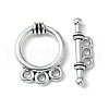 Tibetan Style Alloy Toggle Clasps LF10795Y-NF-1