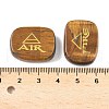 4Pcs 4 Styles Natural Tiger Eye Display Decorations G-F786-02D-06-3