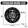 CREATCABIN 1Pc Chakra Gemstones Dowsing Pendulum Pendants FIND-CN0001-15E-2