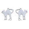 Non-Tarnish 201 Stainless Steel Charms STAS-N098-079P-1