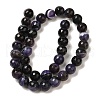 Natural Agate(Dyed & Heated) Beads Strands G-H066-B11-03-3