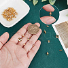 ARRICRAFT 60pcs 6 styles Brass Cup Pearl Peg Bails Pin Pendants FIND-AR0005-35-5