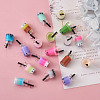 Cheriswelry Glass Bottle Pendants & Plastic Pendants CRES-CW0001-01-4