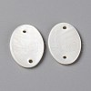 Natural Freshwater Shell Links Connectors SHEL-C001-12A-1