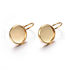 304 Stainless Steel Leverback Earring Settings X-STAS-F191-03G-10mm-4