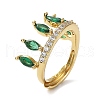 Cubic Zirconia Crown Adjustable Rings RJEW-Q777-10G-04-1