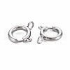 Non-Tarnish 304 Stainless Steel Spring Ring Clasps STAS-N095-049P-2
