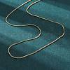 Brass Venetian Chain X-NJEW-E151-04G-1