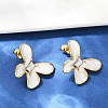 304 Stainless Steel Butterfly Stud Earrings EJEW-S268-01G-B-4