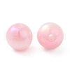 Iridescent Opaque Resin Beads RESI-Z015-01B-08-2
