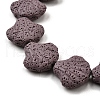 Dyed Natural Lava Rock Beads Strands G-A264-A04-01E-3