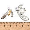 304 Stainless Steel Two-tone Stud Earrings for Women EJEW-R023-01GP-04-5
