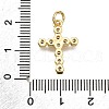 Brass Micro Pave Cubic Zirconia Pendants KK-Z100-44G-01-3
