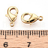 Brass Lobster Claw Clasps KK-YW0004-01A-G-3