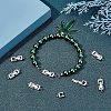 SUPERFINDINGS Brass Fold Over Clasps KK-FH0002-29-2