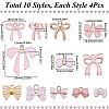 SUNNYCLUE 40Pcs 10 Style Alloy Pendants ENAM-SC0004-97-2