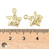 Alloy Rhinestone Charms PALLOY-F316-02A-G-3