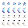 Yilisi 32Pcs 2 Styles K9 Glass Rhinestone Pendants GLAA-YS0001-03-2