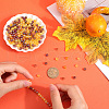 SOFPLATE Thanksgiving Day Themed Transparent Acrylic Beads MACR-SP0001-32A-3