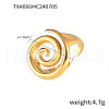 Vortex 304 Stainless Steel Adjustable Cuff Open Rings FS-WG9AF07-02-1