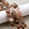 Natural Black Gold Rutilated Quartz Beads Strands G-H093-B03-12mm-1