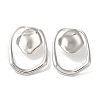 Stainless Steel Stud Earrings for Women EJEW-C110-02P-1