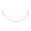 304 Stainless Steel Singapore Chain Necklaces NJEW-JN05167-02-2