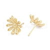 Brass Stud Earring Findings KK-Z099-05G-01-2