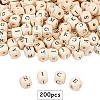 Olycraft Natural Wooden European Beads WOOD-OC0001-42A-3
