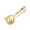 Rack Plating Brass Pendants KK-K401-67G-2
