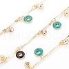 Handmade Brass Beaded Chains CHC-D026-01G-2